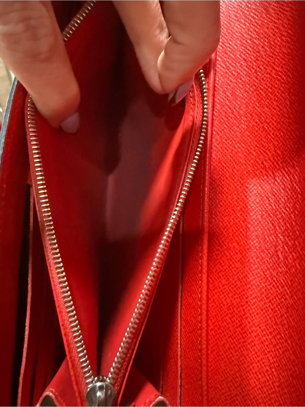 Louis Vuitton Twist Wallet Coquelicot Red Epi Leather Long Wallet LV Silver Lock